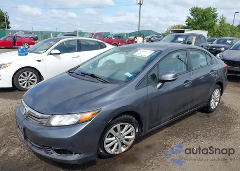 2012 Honda Civic Ex из США, поврежденный, VIN 19XFB2F87CE362822